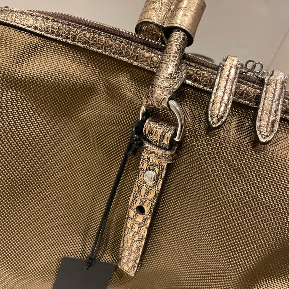 TUMI Carry More Ballistic Nylon and Leather Trim Bag NWT - Picture 14 of 16